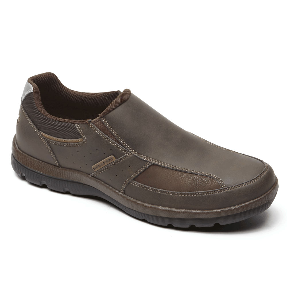 Sapato Vela Rockport Homem Marrom - Get Your Kicks - 52048PONU